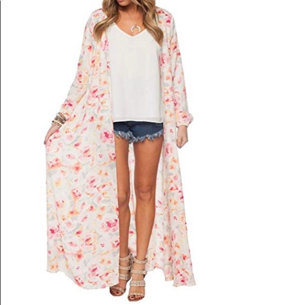 Stoney Duster Wrap in Waterlily - Size Small